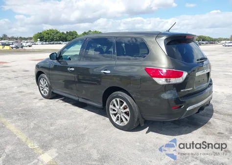 2015 Nissan Pathfinder S z USA, uszkodzony, nr VIN 5N1AR2MMXFC626032